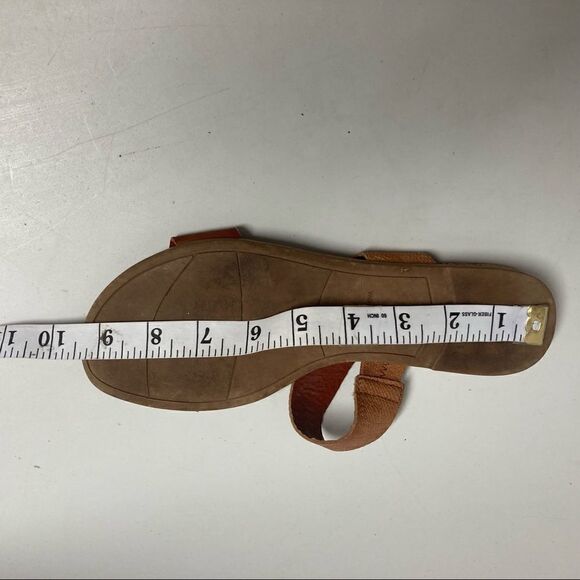 AMERICAN RAG, Slip on Brown Sandal, Size 6.5, Women’s, two straps, 1” heel - Picture 6 of 8